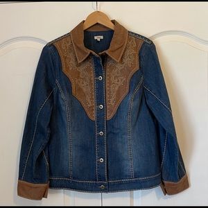 Denim & Suede Jacket